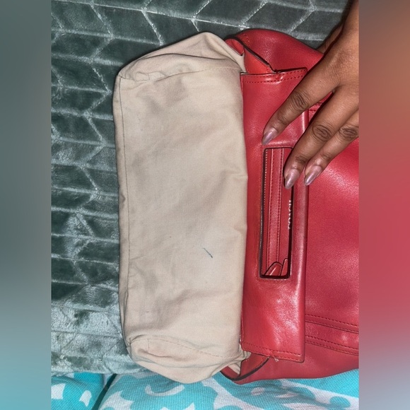 Coach Legacy Leather Basket clutch In Carnelian EUC released circa 2020/2021 - Picture 11 of 17